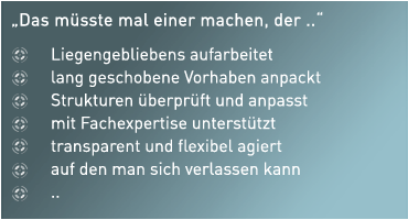 Interim Changemanager